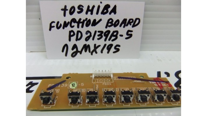 Toshiba PD2139B-5 function board